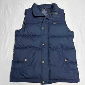 LL Bean Mountain Classic Down Puffer Vest Medium Tall 80% Down Excellent Conditi